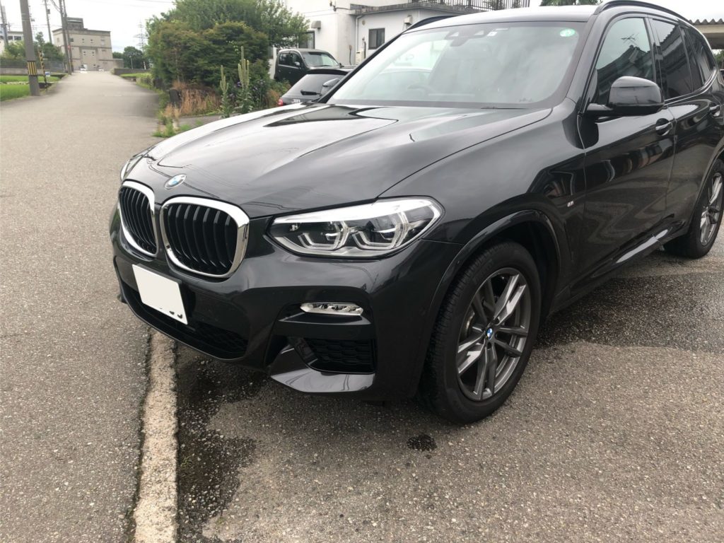 BMW X3 カーフィルム施工日誌