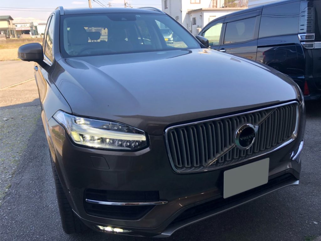 ボルボ　XC90シートコーティング施工