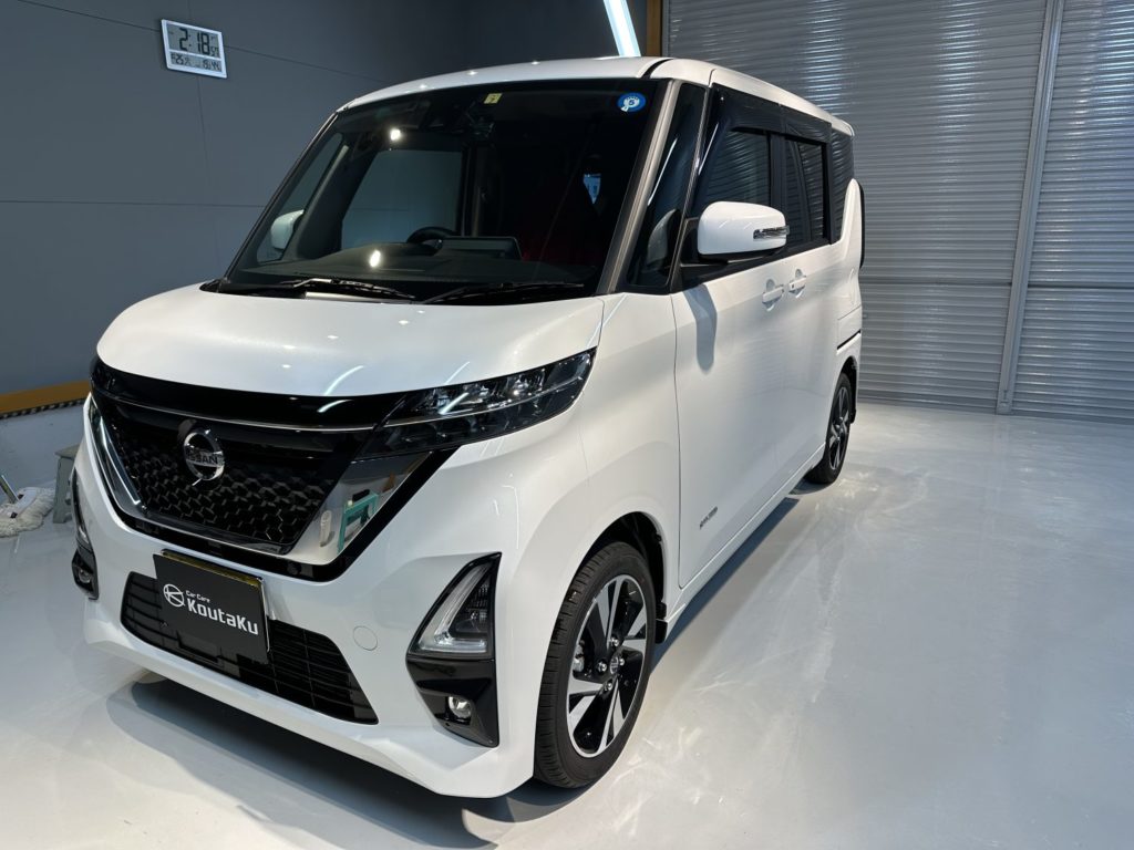 日産ルークス・セラミックコーティング施工例