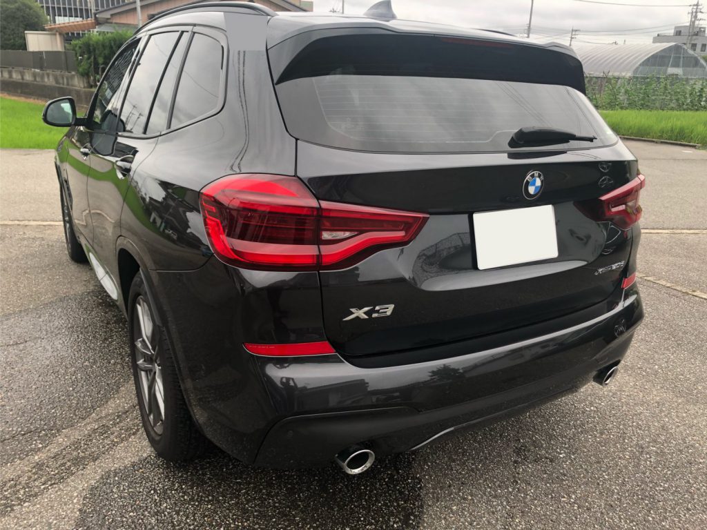 BMW X3 カーフィルム施工日誌