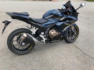 ホンダCBR400R・ガラスコーティング施工事例