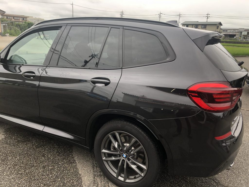 BMW X3 カーフィルム施工日誌