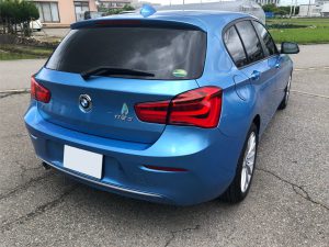 BMW118dカーフィルム施工事例