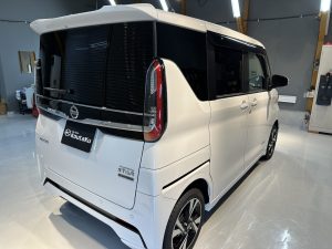 日産ルークス・セラミックコーティング施工例