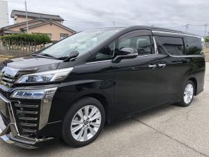 TOYOTAヴェルファイアガラスコーティング施工事例