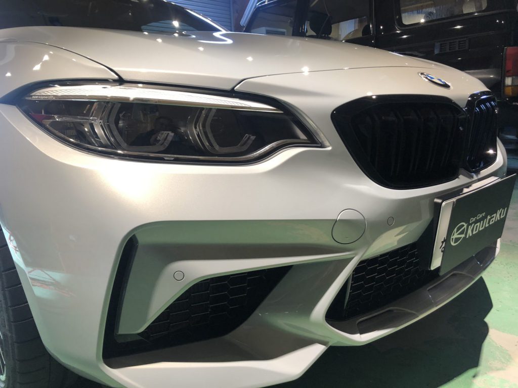 BMW M2 ガラスコーテイング施工事例